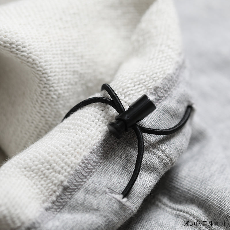 Spot n.hoolywood Richao basic cotton terry waist adjustment sweatshirt sweatpants High gram weight