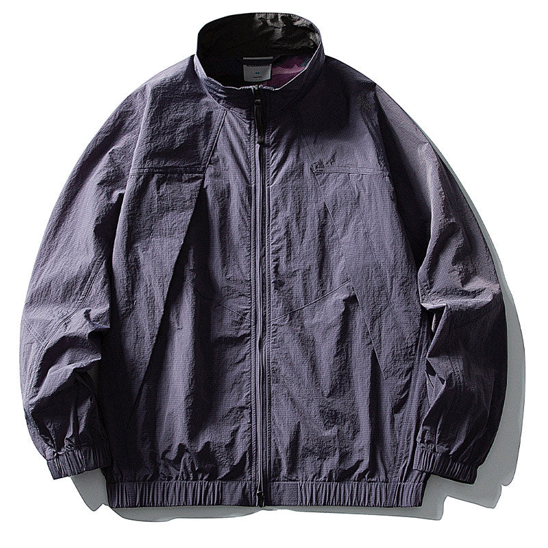 Quick-Dry Stand-Collar Outdoor Jacket – Mountain Oversized Unisex – Japanese vintage | fall outfits 2026 | fall winter outfits | classy winter outfits | lazy comfy outfits | japanese streetwear | vintage workwear | yamalin clothes | Yamalinclothes