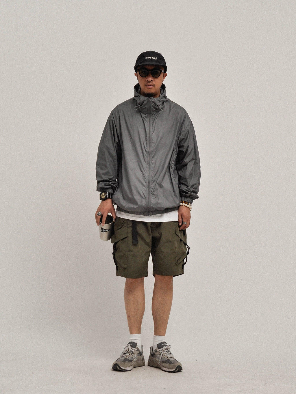 Summer function outdoor light breathable pure color loose hooded sunscreen clothes