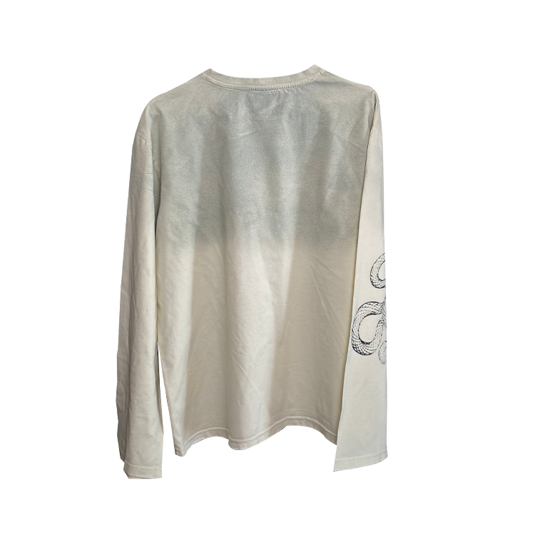 Tattoo Illustration Heavyweight Washed Long Sleeve T-Shirt – Niche Unisex – Japanese vintage | yamalin clothes | Yamalinclothes
