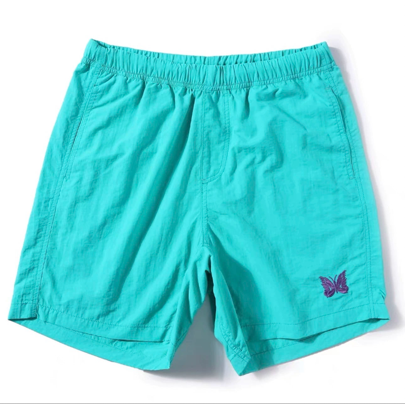 Butterfly embroidery day tide City boy nylon quick-drying beach shorts