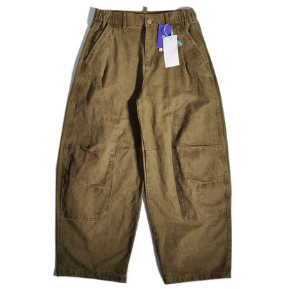 Wide-Leg Cargo Pants – American Vintage Japanese Mountain Loose Unisex