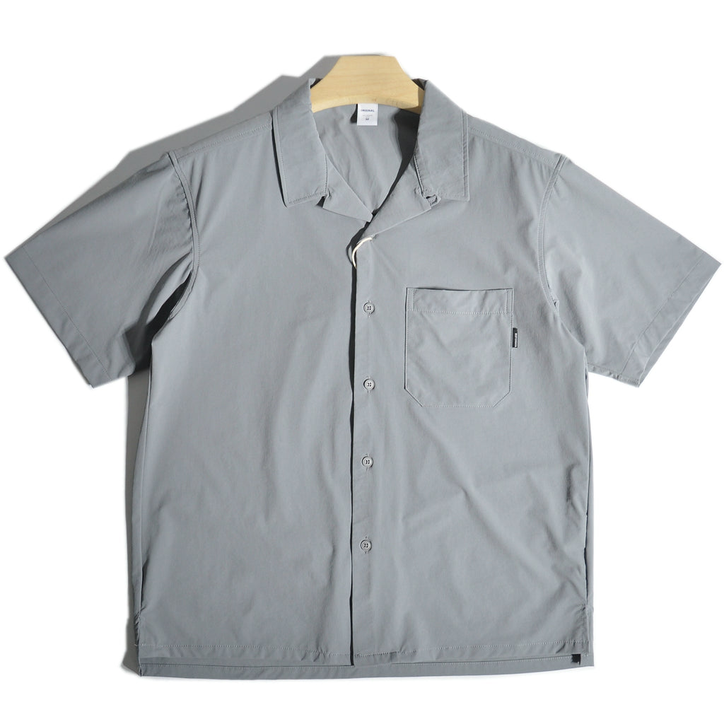 Cuban collar summer thin quick-drying short-sleeved shirt Japanese loose casual shirt