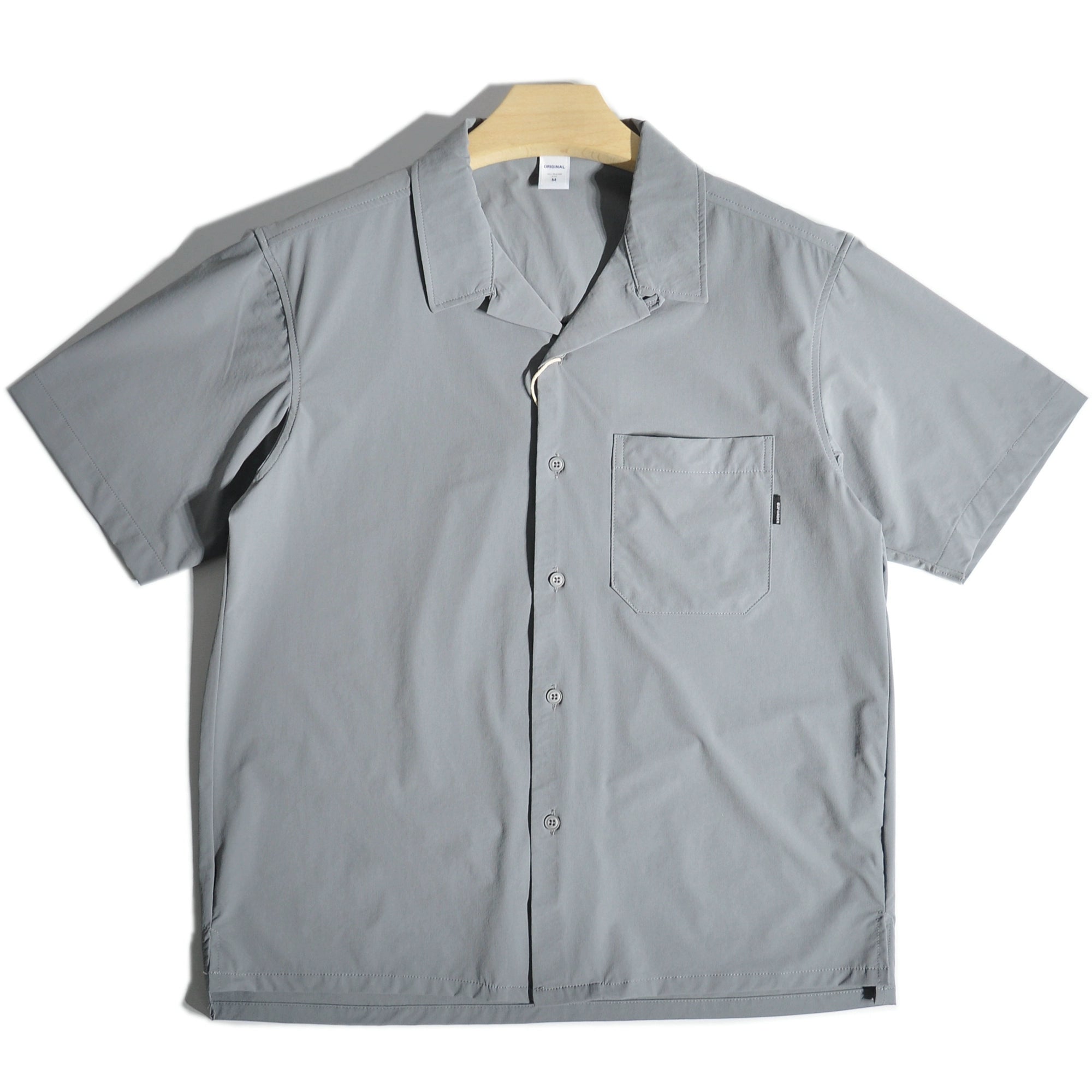 Cuban collar summer thin quick-drying short-sleeved shirt Japanese loose casual shirt