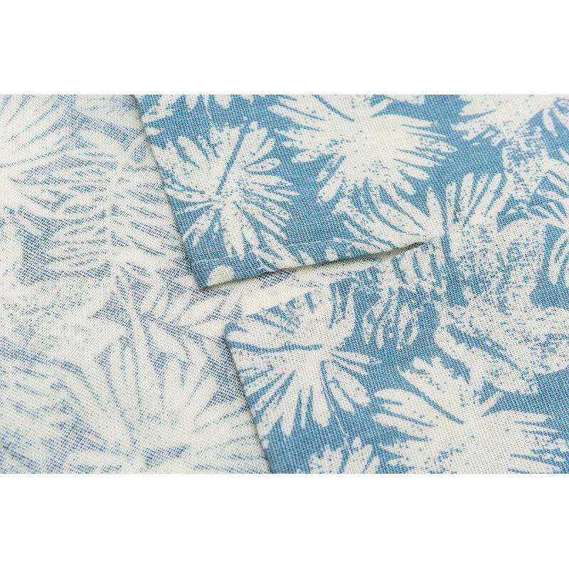 Japanese retro floral cotton and linen short-sleeved shirt men's summer Hong Kong style fashion brand beach casual floral shirt