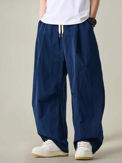 Lightweight Quick-Dry Wide-Leg Straight Pants – Loose Retro Casual Summer Unisex