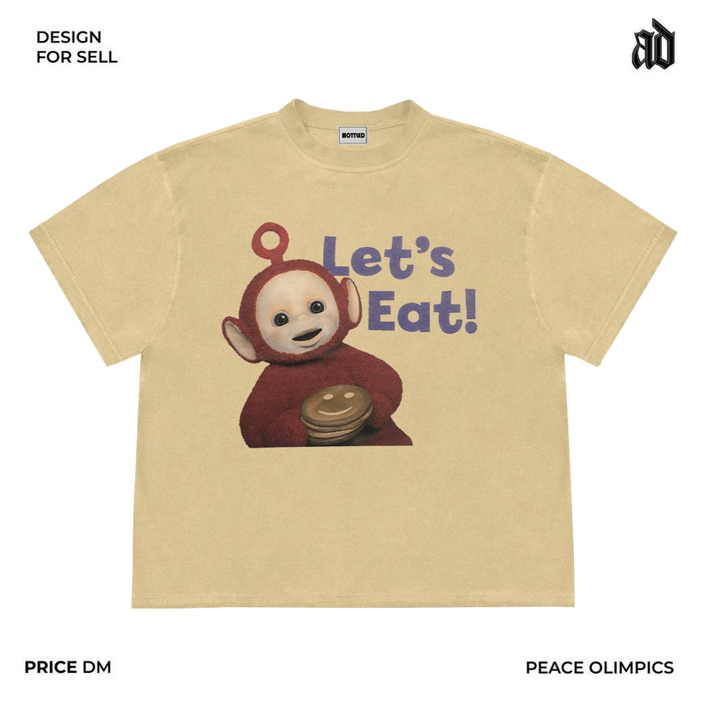 Li Hao, the same cartoon cartoon cute children's fun short-sleeved T-shirt loose niche