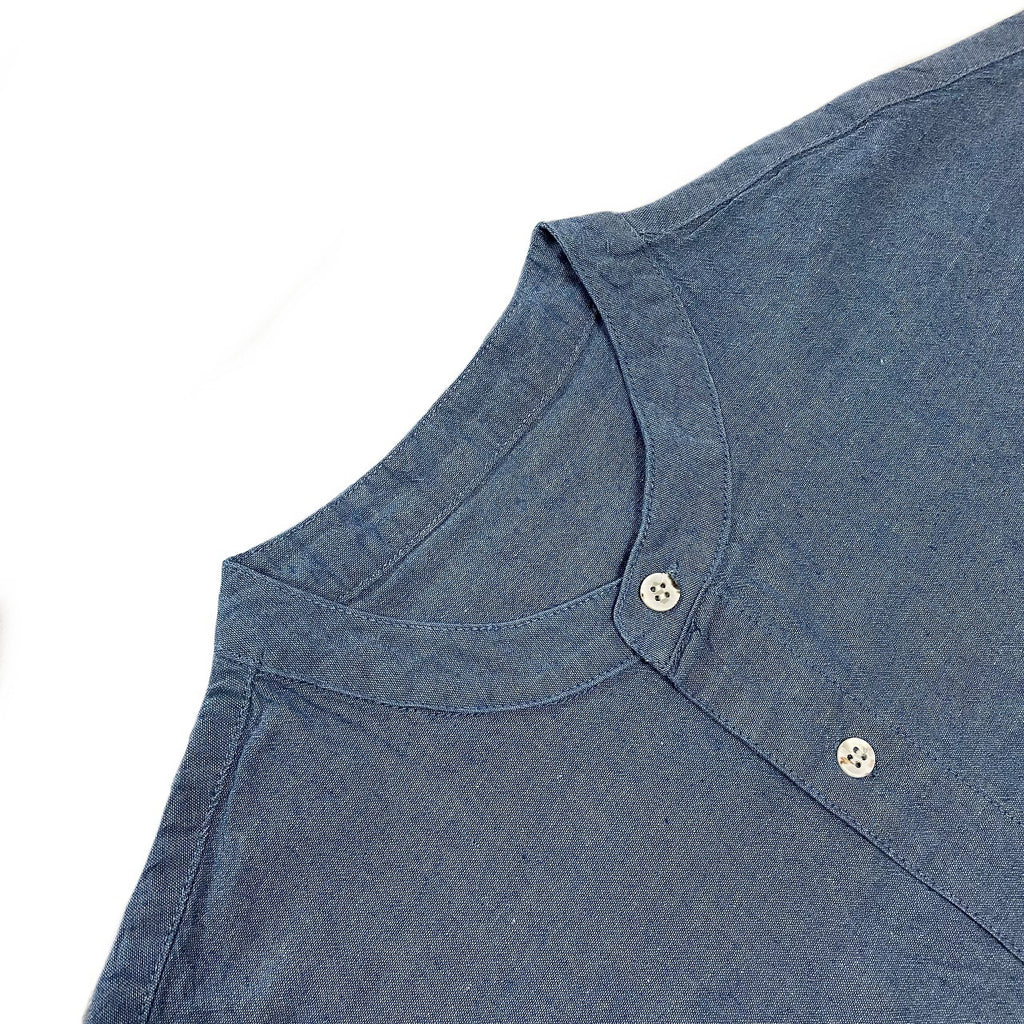 Vintage Hirata and Hiroshi Nippon Heavy Industries Smiley Embroidered Men's and Women's Loose Denim Shirts and Jackets