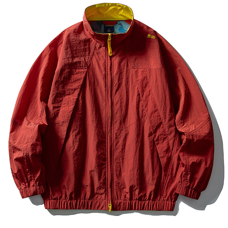 Quick-Dry Stand-Collar Outdoor Jacket – Mountain Oversized Unisex – Japanese vintage | fall outfits 2026 | fall winter outfits | classy winter outfits | lazy comfy outfits | japanese streetwear | vintage workwear | yamalin clothes | Yamalinclothes