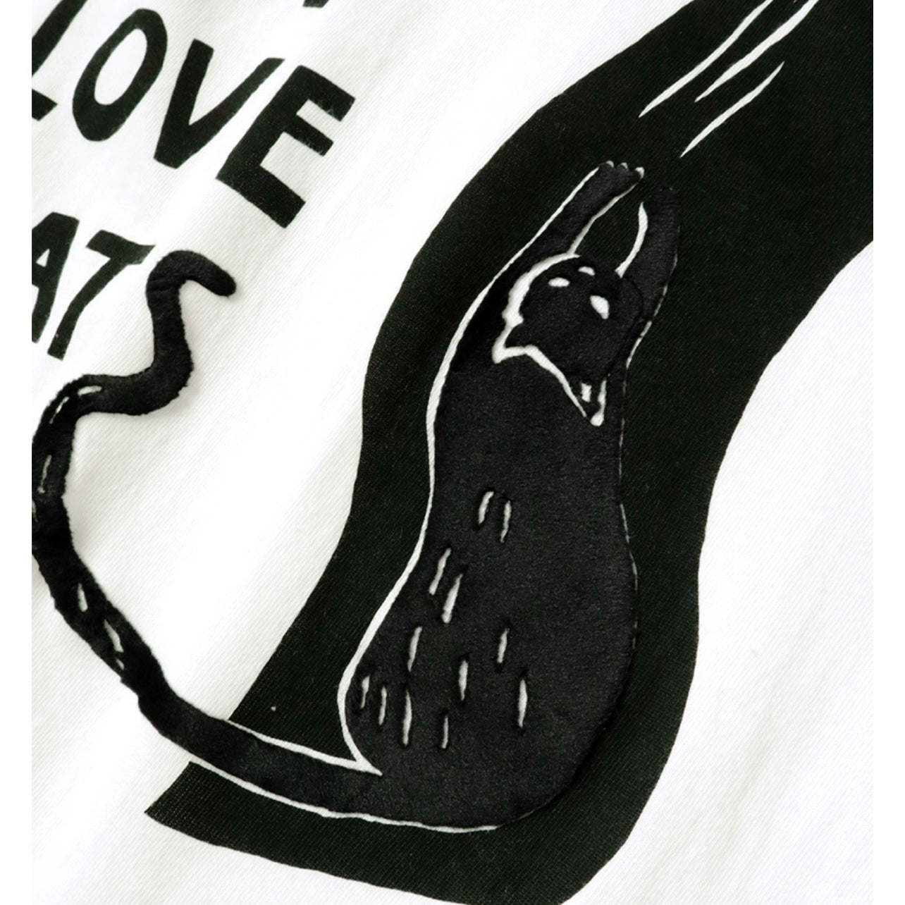 Japanese casual fun foam printed cotton loose crew neck short sleeve T-shirt