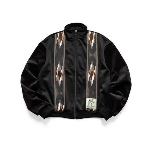 Kapital 25AW Japanese Corduroy Jacket - Ethnic Embroidered Zip Sleeve Warm Coat