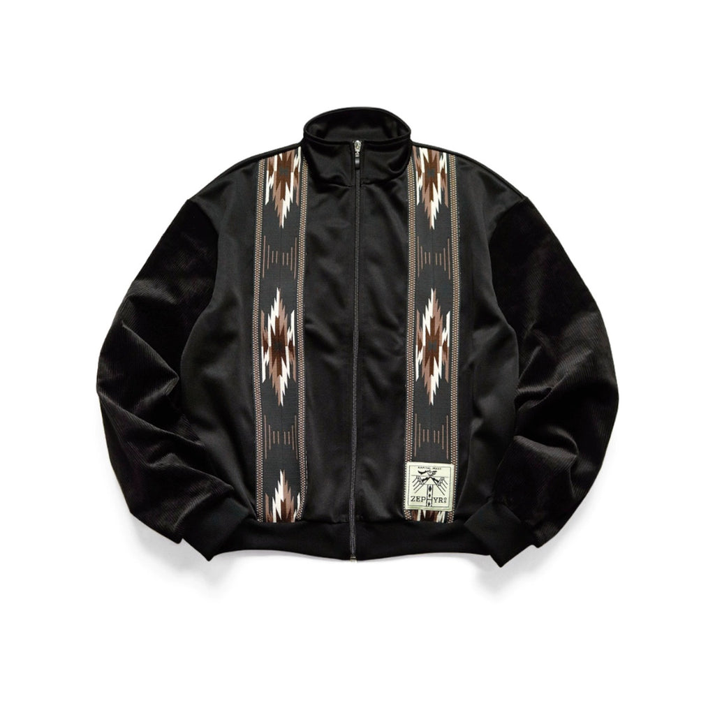 Kapital 25AW Japanese Corduroy Jacket - Ethnic Embroidered Zip Sleeve Warm Coat