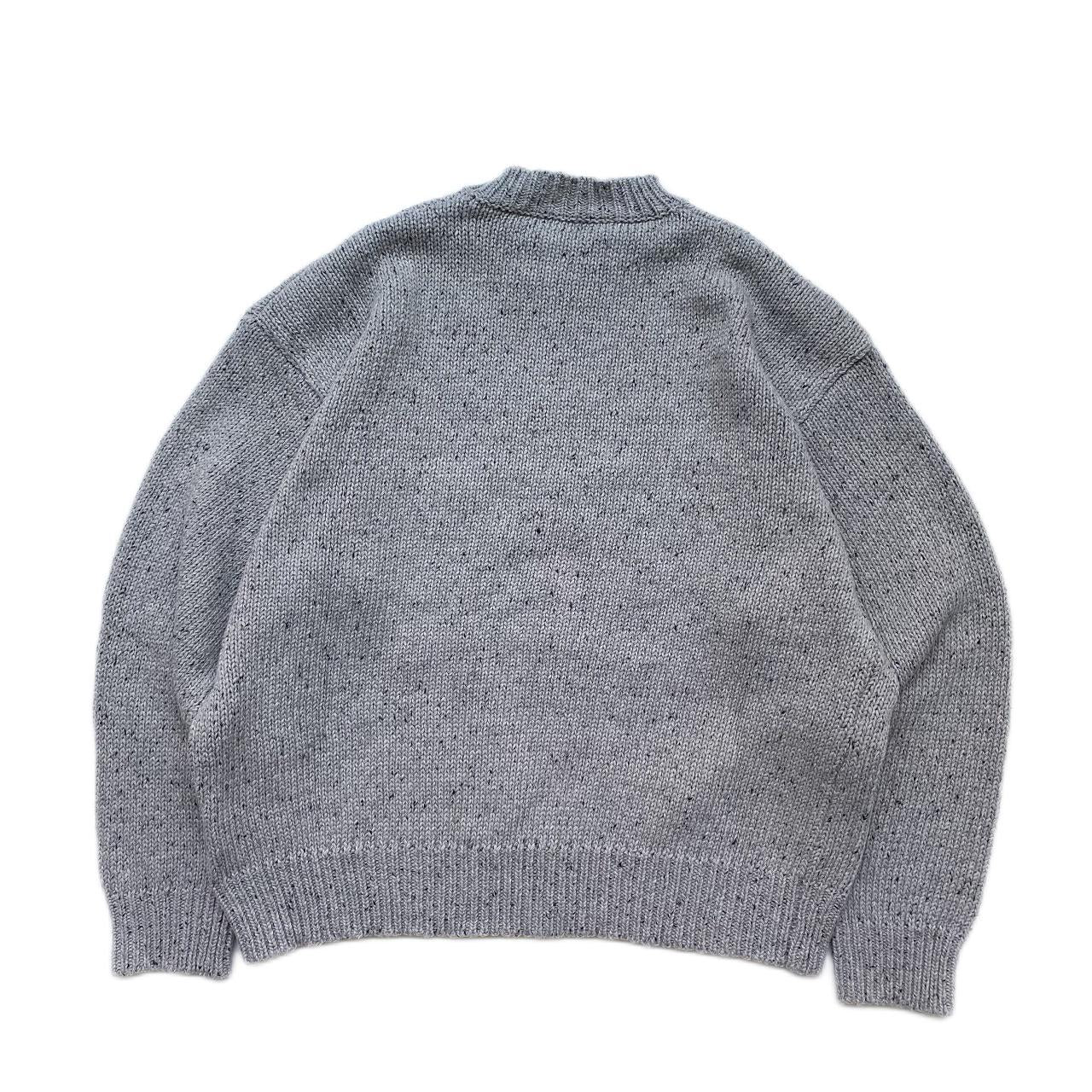 Vintage Bear Plush Loose Pullover Relaxed Wrap Casual Knit for Autumn/Winter Relaxation