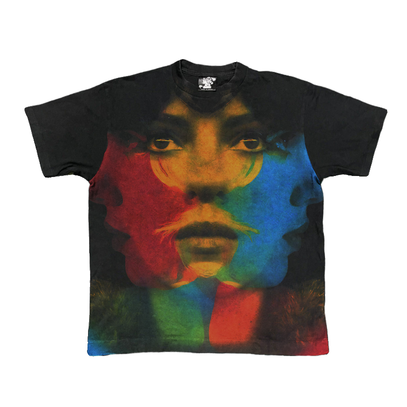 GOTHIC ROCK, CYBERPUNK GHOST, PORTRAIT, SHORT SLEEVE, AMERICAN HEAVYWEIGHT, LOOSE T