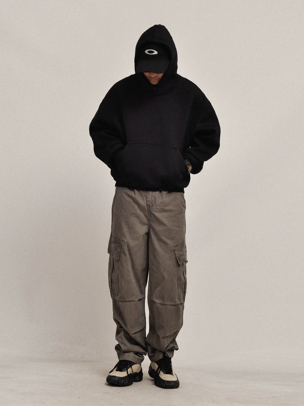 Hoodie Short Wide Hoodie Big Sweater for Men and Women OVERSIZE