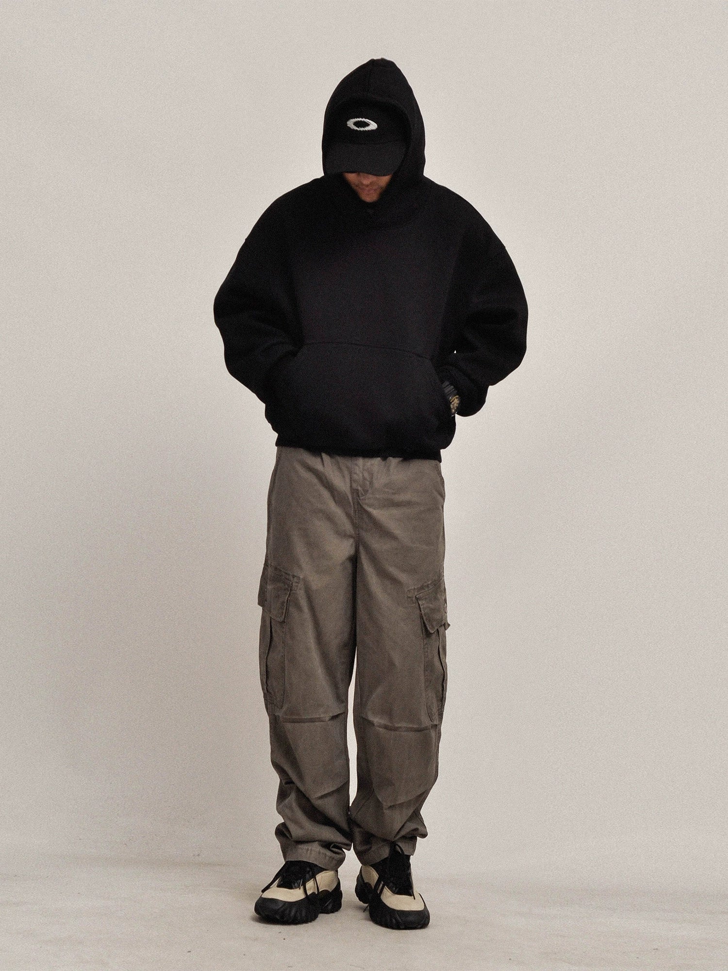 Hoodie Short Wide Hoodie Big Sweater for Men and Women OVERSIZE