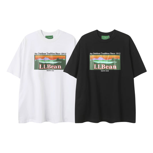 300g cotton short-sleeved T-shirt city boy short tee