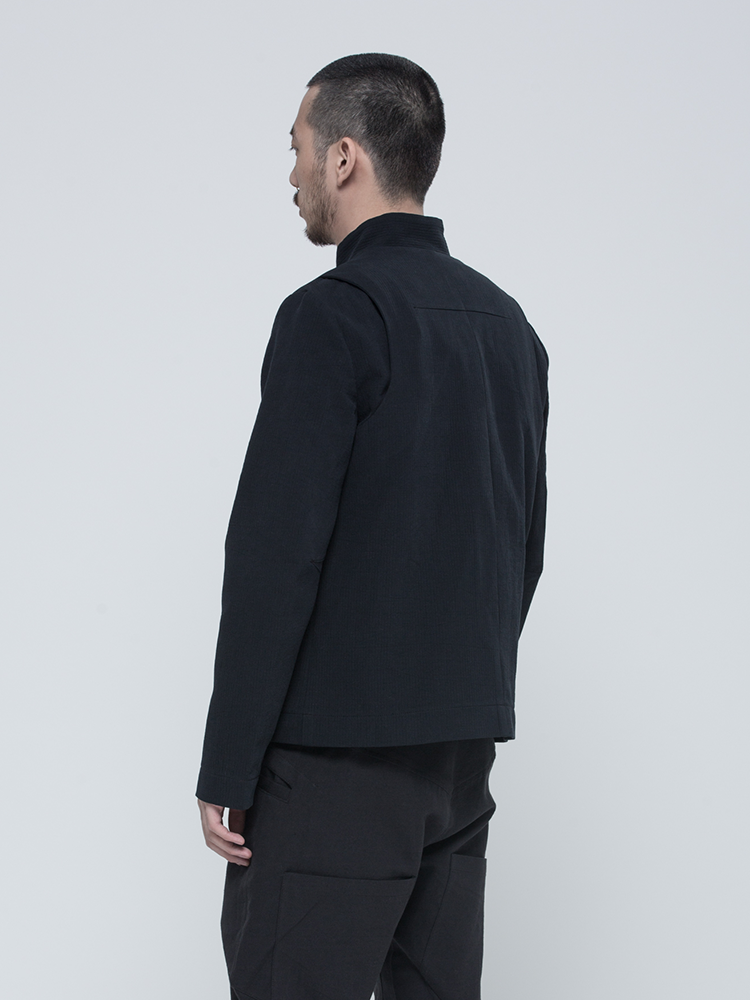 Original design cotton twill double-breasted salt suit tide outer for men