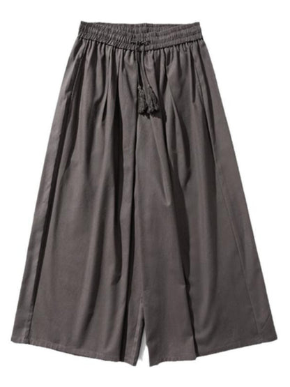 Cotton Linen Wide-Leg Pants – Japanese Bell Bottom Loose Unisex – Japanese vintage | fall outfits 2026 | fall winter outfits | classy winter outfits | lazy comfy outfits | japanese streetwear | vintage workwear | yamalin clothes | Yamalinclothes