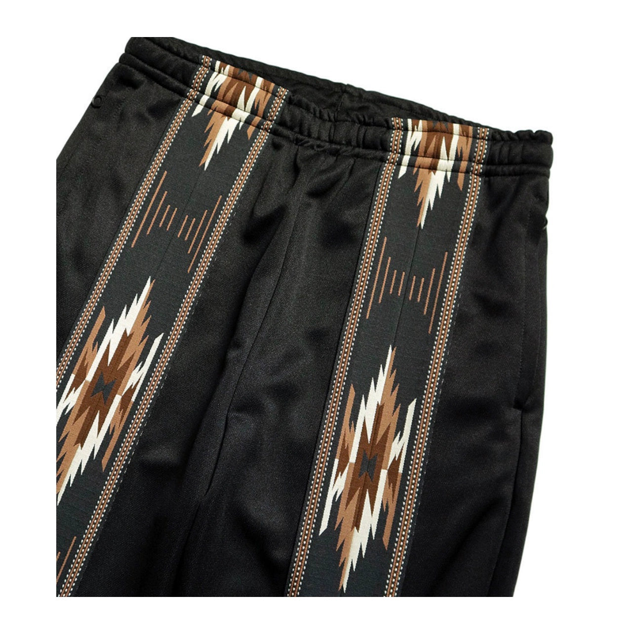 Kapital 25AW Japanese Warm Flared Pants - Celebrity Style Embroidered Elastic Waist Trousers