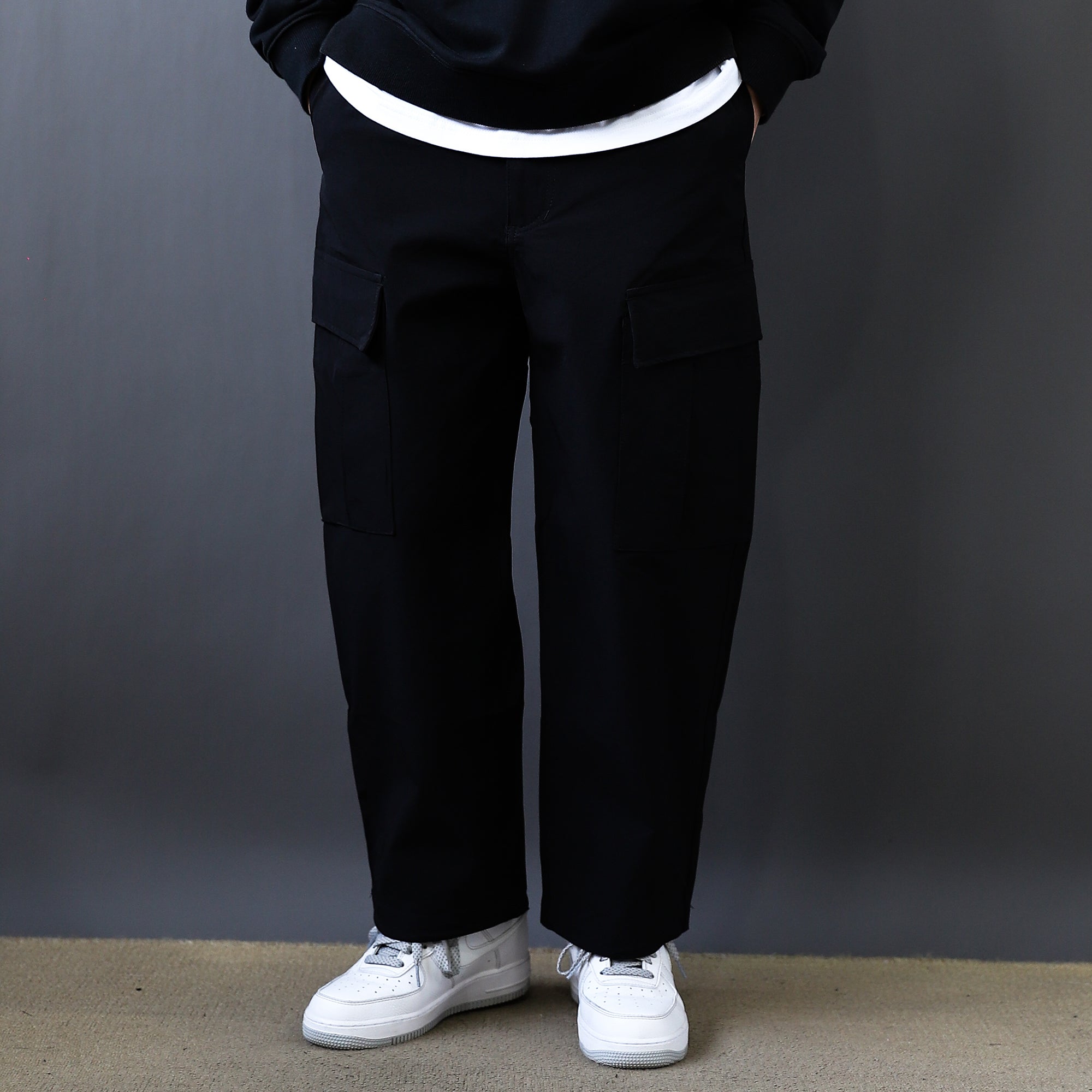 Fall Winter Water Repellent Straight 2024 Loose Casual Paratrooper Pants Quick Dry Stretch Multi Pocket Cargo Overalls Plus Size Outdoor