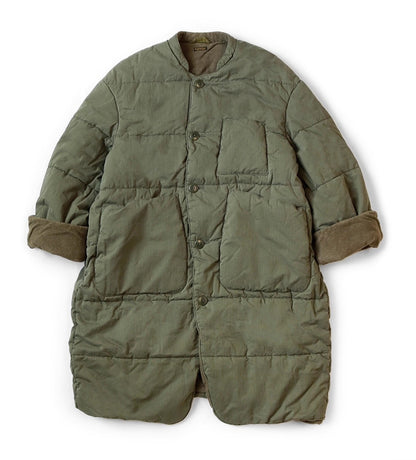 Japanese Mid-Length Quilted Cotton Jacket - Wrap Style 3/4 Sleeve (Unisex)