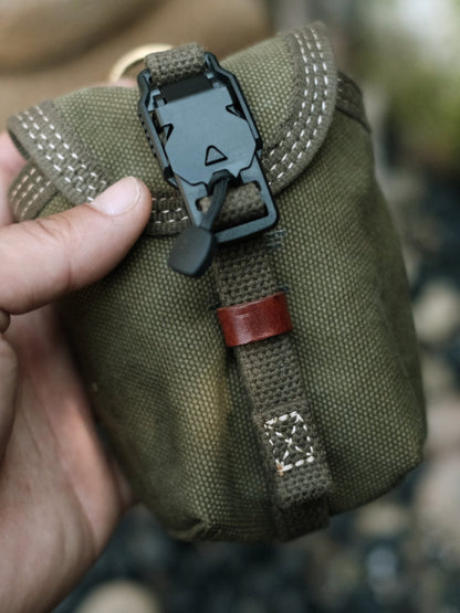 Handmade Canvas Tactical Pouch Waist Bag – Vintage Outdoor Unisex – Bags | japanese streetwear | vintage workwear | unisex | Yamalinclothes