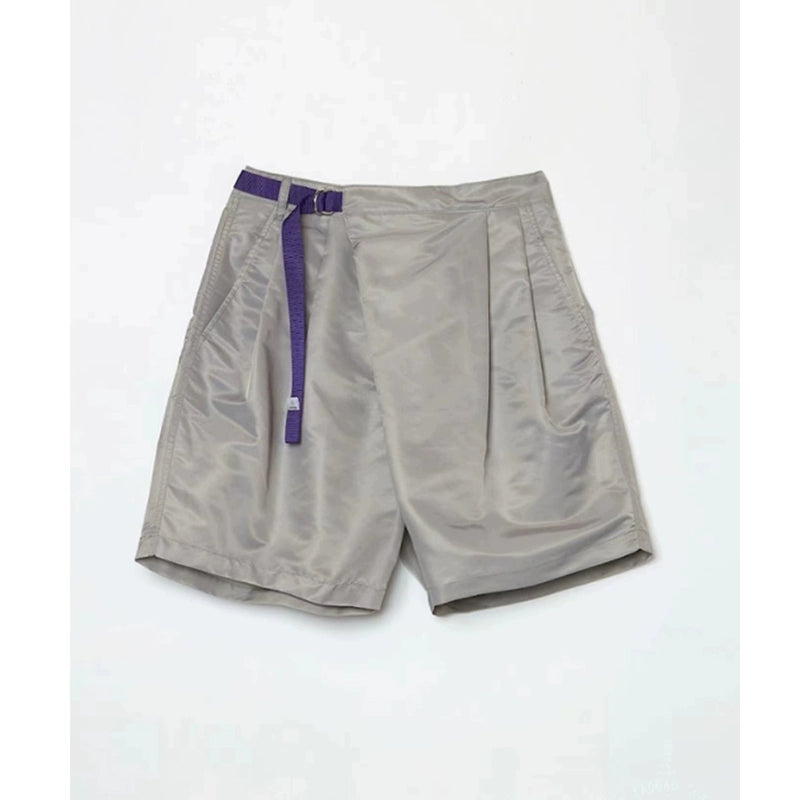 Japanese two-tone nylon waterproof webbing adjusts loose casual shorts