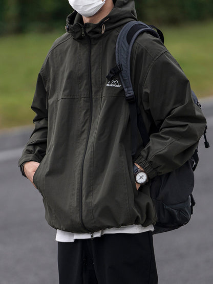 Waterproof Hooded Outdoor Workwear Jacket – Mountain Oversized Unisex