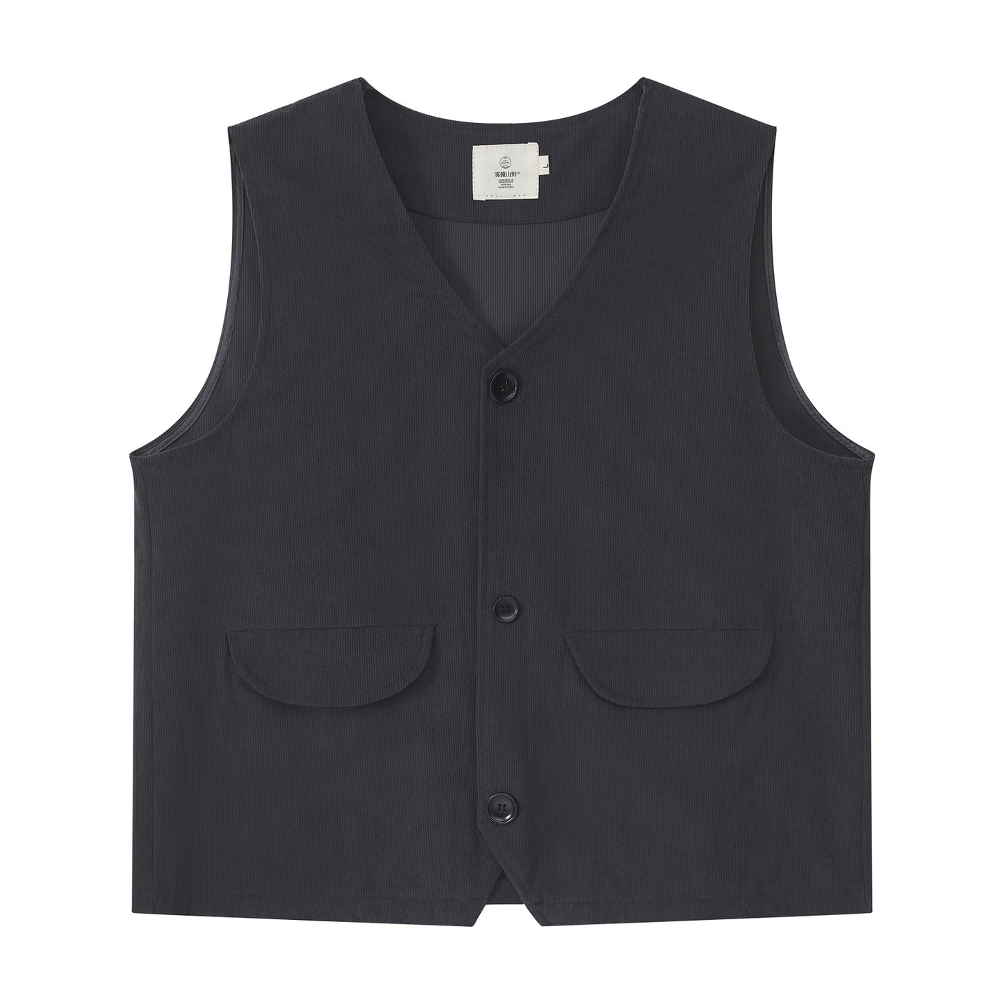 Corduroy overalls vest for men, spring and autumn, Japanese retro vest vest, casual vest coat