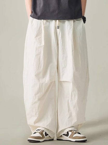 Lightweight Quick-Dry Wide-Leg Straight Pants – Loose Retro Casual Summer Unisex