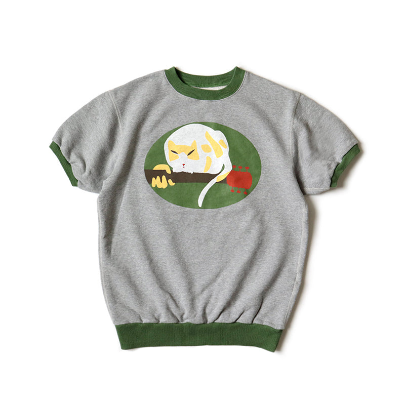 Japanese couple round neck short-sleeved T-shirt