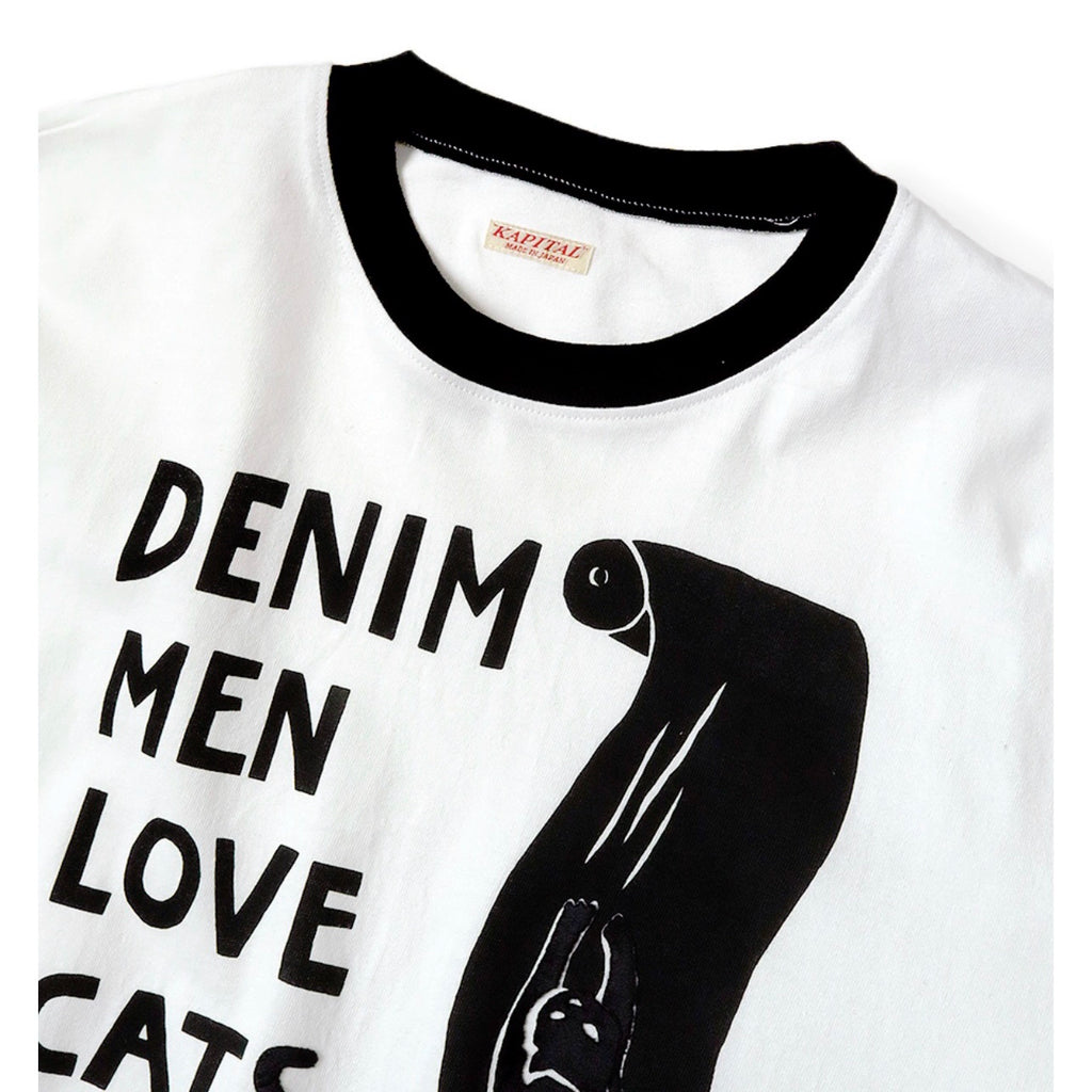 Japanese casual fun foam printed cotton loose crew neck short sleeve T-shirt