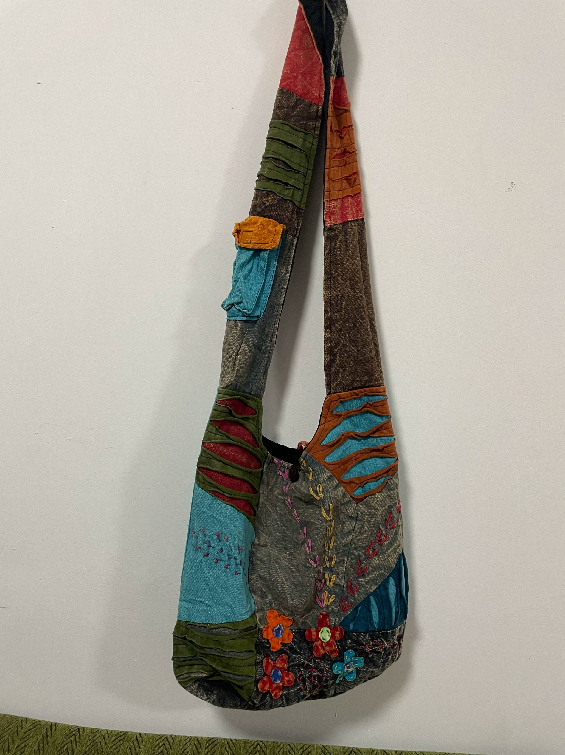 Nepalese women's bags, net red bags, handmade bags, large-capacity shoulder bags, travel outdoor storage, cross-body bags