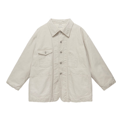 Chore Jacket - Yamalin Classic Heavy Wash French Workwear Cargo Jacket