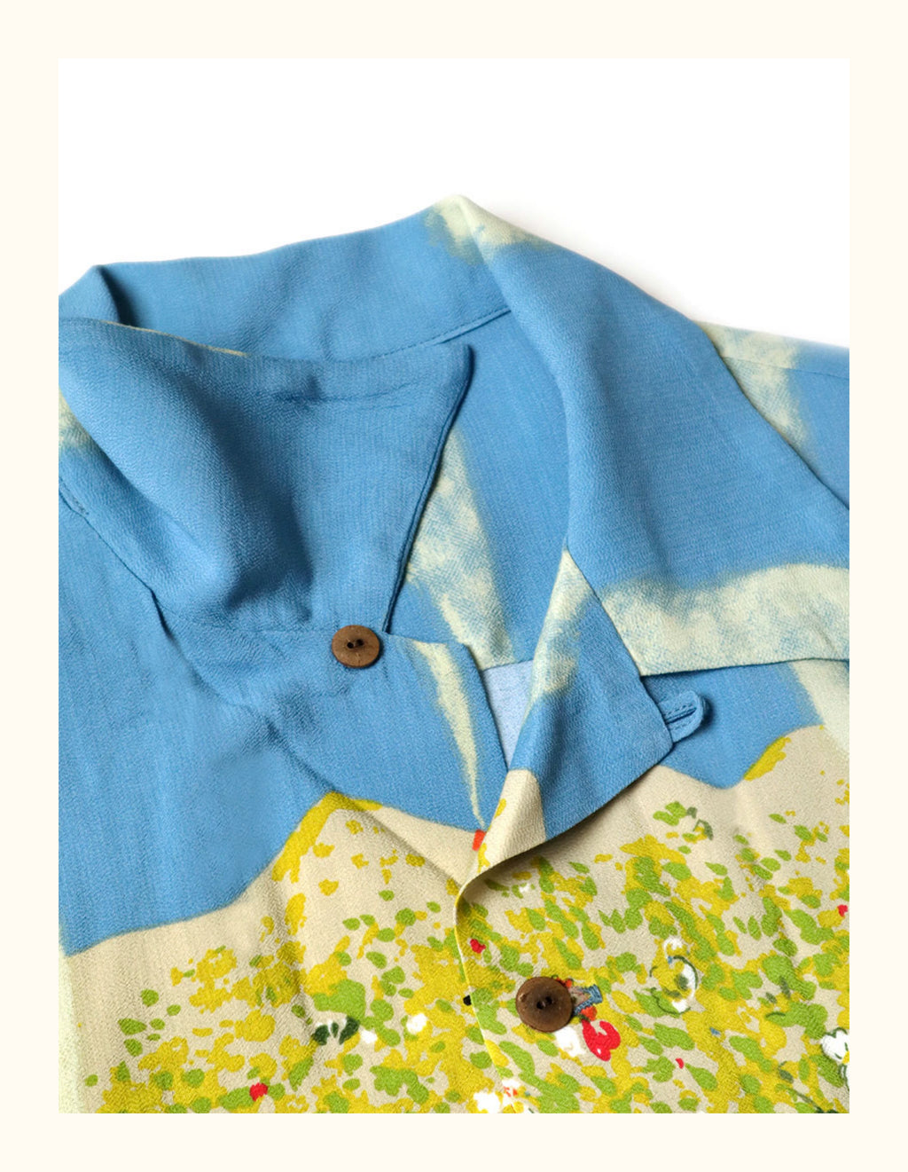 unisex floral print Japanese all-over casual short-sleeved shirt