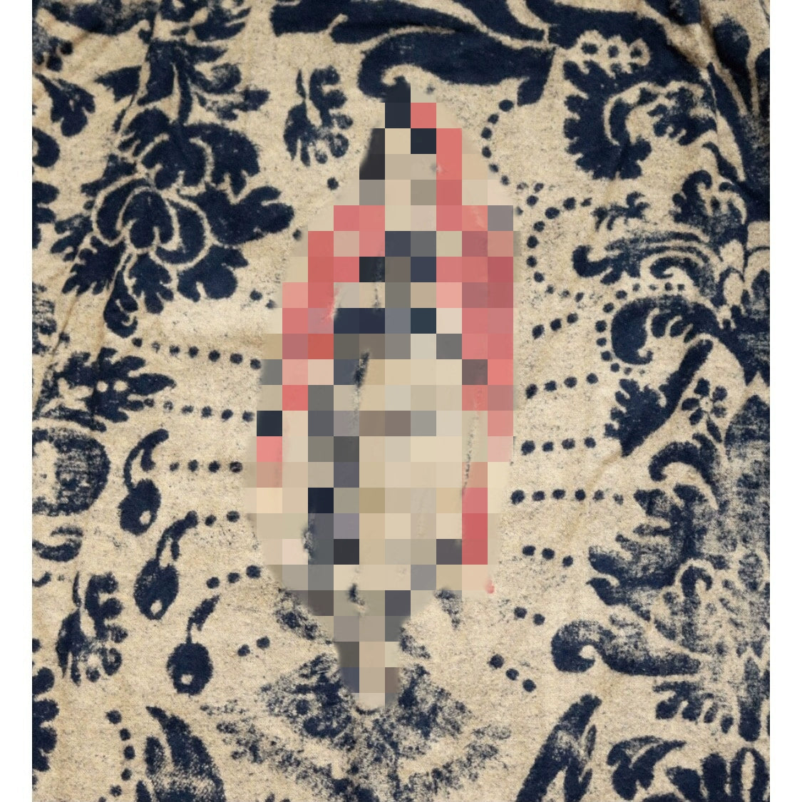 Japanese vintage floral print loose long sleeve shirt jacket