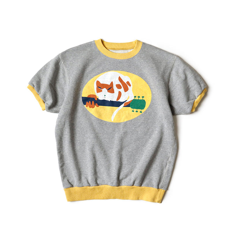 Japanese couple round neck short-sleeved T-shirt