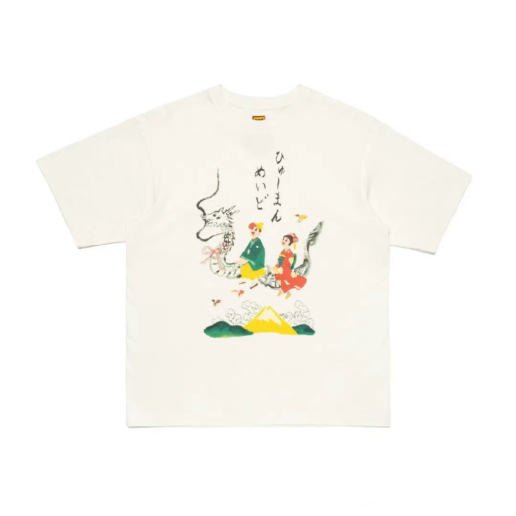 Japanese summer heavy short-sleeved T-shirt illustration series nigo short tee