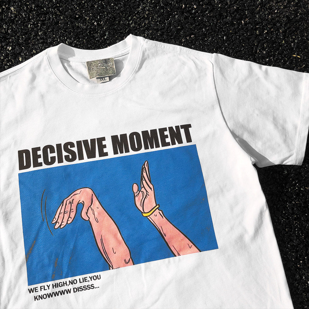 260GSM Heavyweight Short Sleeve T-Shirt - Regular & Drop Shoulder Streetwear Tee for Men
