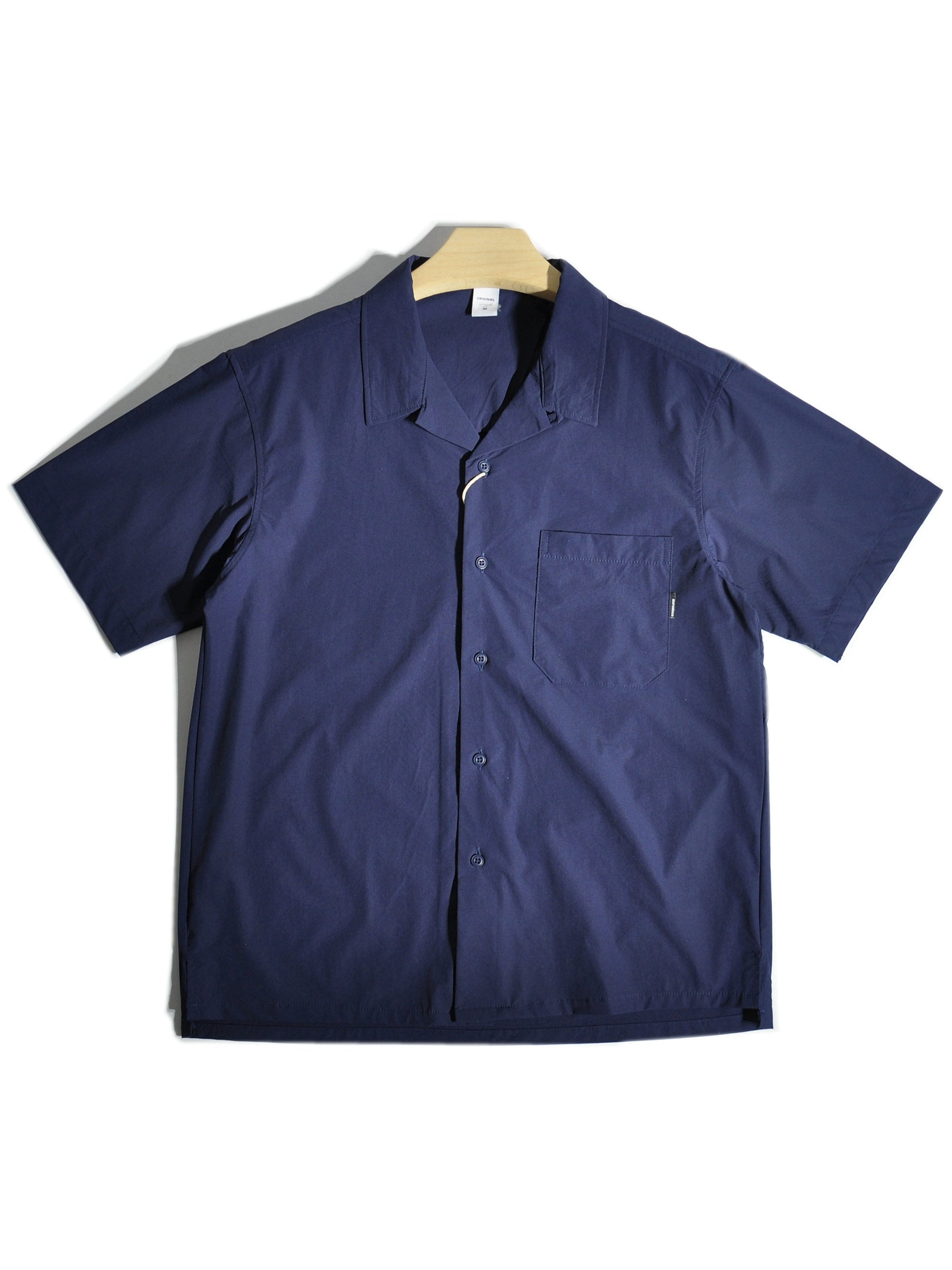 Cuban collar summer thin quick-drying short-sleeved shirt Japanese loose casual shirt
