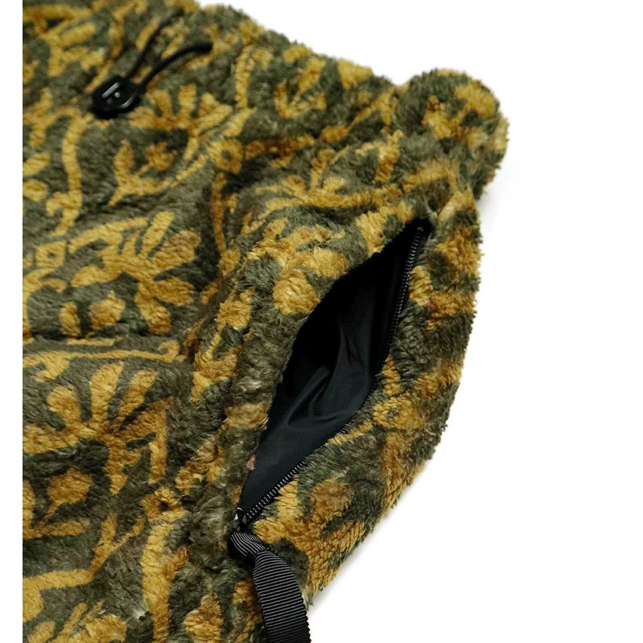 24AW Lambswool Print Floral Warm Loose Straight Trousers pants