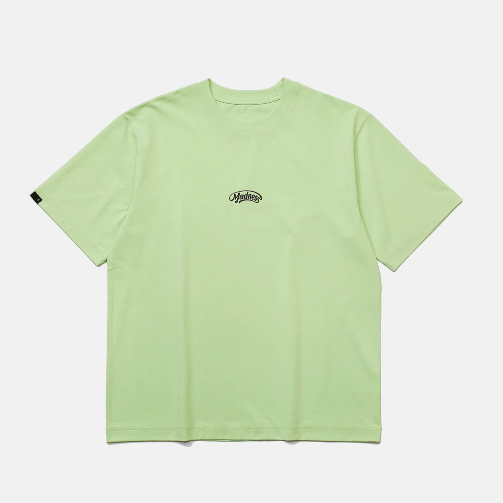 Summer heavyweight short-sleeved T-shirt loose round collar short tee