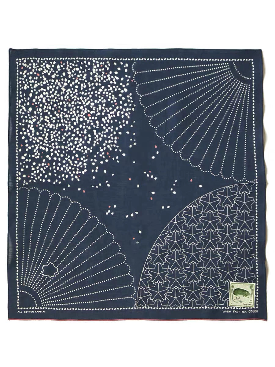 Japanese Retro Smiley Seven-in-One Fuji Mountain Reflection Square Collection