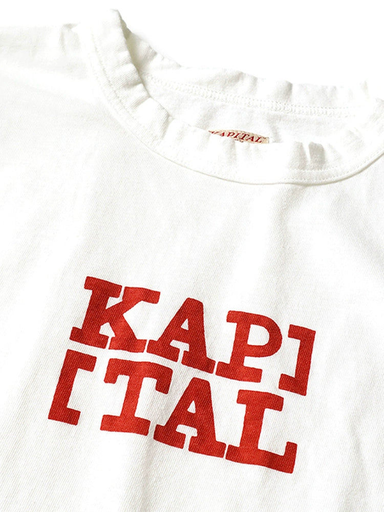 Japanese casual unisex trend print logo short sleeve T-shirt