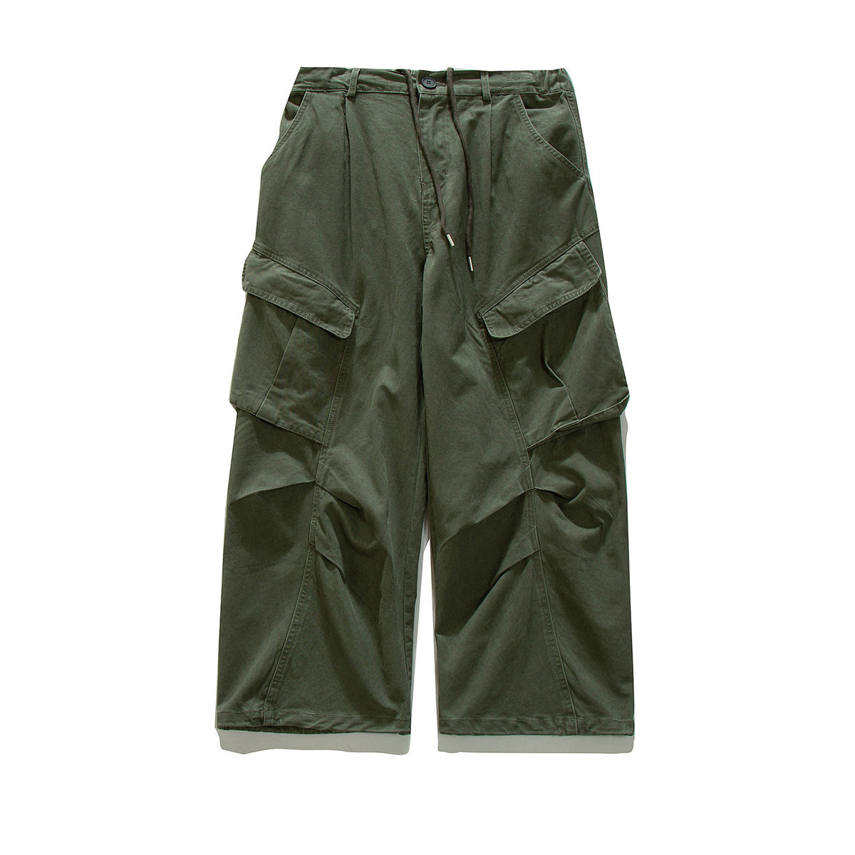 Cotton Cargo Pants – Angled Pockets & Wide Leg | Yamalinclothes
