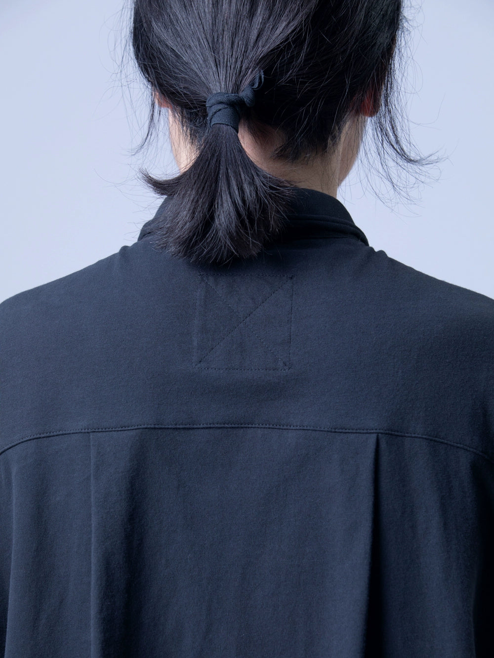 Original men's retro fringe lapel casual loose knit short sleeve shirt