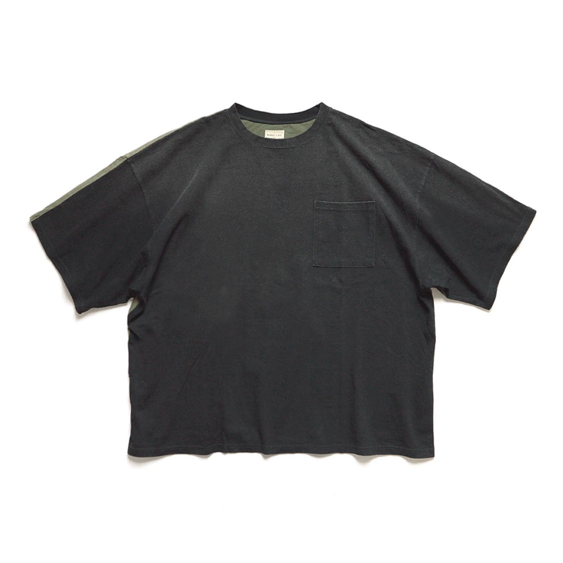 Japanese trend cotton loose stitching bone print short-sleeved T-shirt