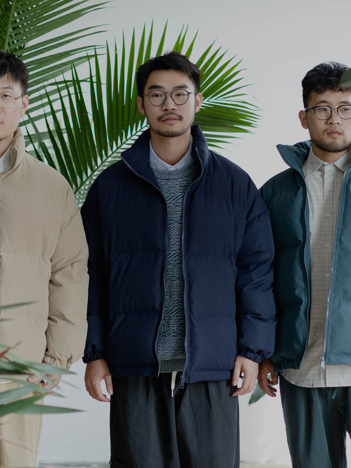 Japanese short bread jacket men's black stand-up collar cotton jacket in winter thick cotton jacket loose warm jacket