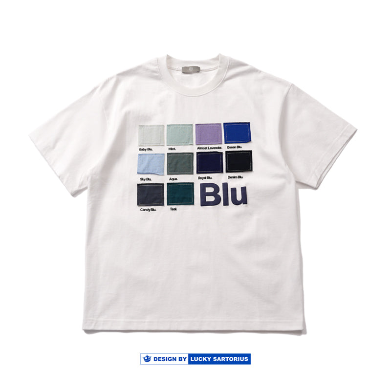 fashion brand creative simple all-matching sticker decorative embroidery loose short-sleeved T-shirt for men and women